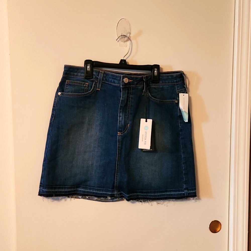 Just Black women's denim mini